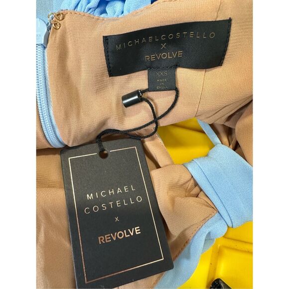 Michael Costello x REVOLVE Ariella Maxi Dress in Baby Blue Size XXS $358 - Picture 10 of 12